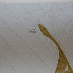 Contemporary Nantucket Map Quilt