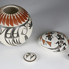 Group of Four Assorted Southwest Pottery Pieces