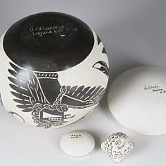 Group of Four Assorted Southwest Pottery Pieces