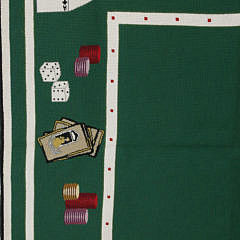 Needlepoint Bridge Table Cover