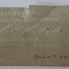 1865 President Abraham Lincoln Mourning Relics