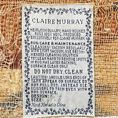 Vintage Claire Murray Nantucket Basket Hooked Rug