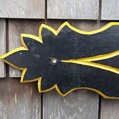 Vintage Hand Carved and Painted Nantucket Quarterboard, “MacKAY”