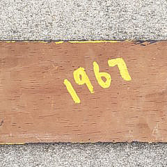 Vintage Hand Carved and Painted Nantucket Quarterboard, “MacKAY”