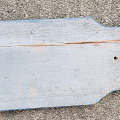 Vintage Hand Carved and Painted Nantucket Quarterboard, “Bits-Pieces”