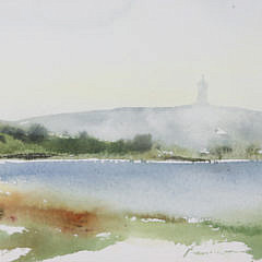 William Welch Watercolor “Sankaty Head Lighthouse”