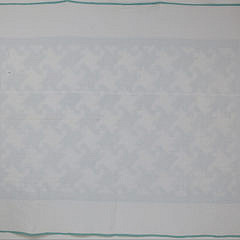 Teal Green Pinwheel Pattern Patchwork Quilt