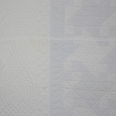 Teal Green Pinwheel Pattern Patchwork Quilt