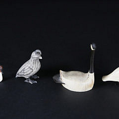 91-4962 Four Inuit carved birds A_MG_6563