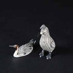 Four Inuit Carved Birds