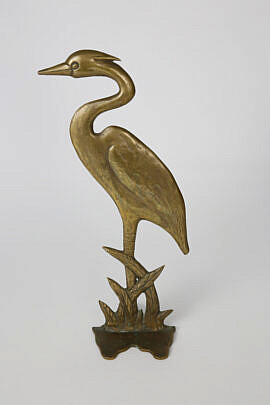 1741-54 Brass King Fisher Doorstop A_MG_7335