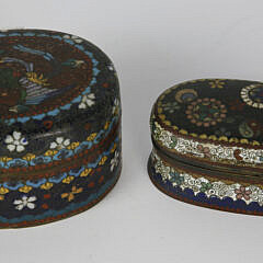 1749-54 Two Oval Cloisonne Boxes A_MG_7391