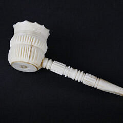 Carved Bone Sailor’s Pipe , 19th Century