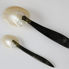 Mother of Pearl and Horn Utensils From The South Pacific