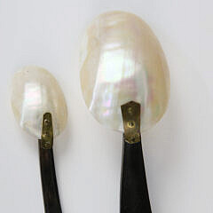 Mother of Pearl and Horn Utensils From The South Pacific