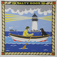 Pair of Eric Holch Limited Edition Prints “Going on the Whale” and “Salty Dogs”