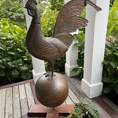 3-5044 Copper Rooster Weathervane A IMG_1549