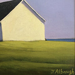 Joan Albaugh Oil on Artist Board “Luminous Sky”