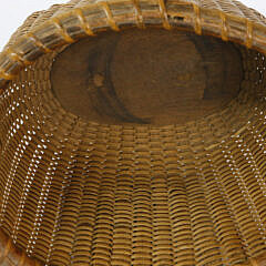 Nantucket Woven Mail Basket Attributed to Mitchy Ray