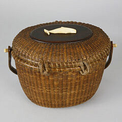 Jose Formoso Reyes Nantucket Friendship Basket, circa 1957