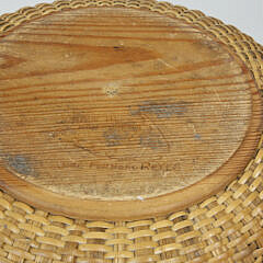 Rare Nesting Set of 3 Jose Formoso Reyes Nantucket Waste Baskets, circa 1959