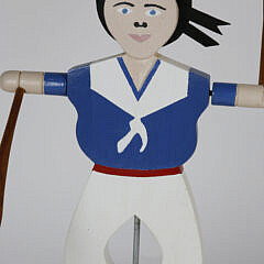 Kenneth Duce Nantucket Sailor Boy Whirligig