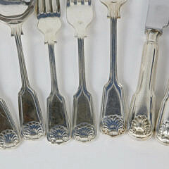 124 Piece Osborne Sheffield Silver Plate Flatware Service