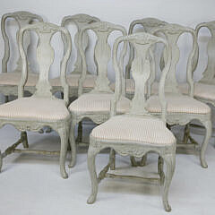 145-4935 8 Gustavian Dining Chairs A_MG_7013