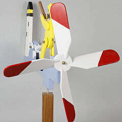 Kenneth Duce Nantucket Fisherman Whirligig