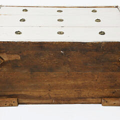 Swedish Gustavian Lime Washed Three Drawer Chest, 19th Century