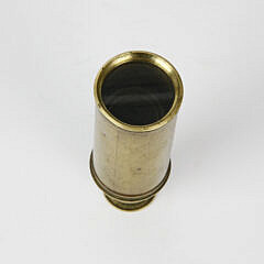 Petite 2-Draw Brass Spyglass in Fitted Box, 19th Century