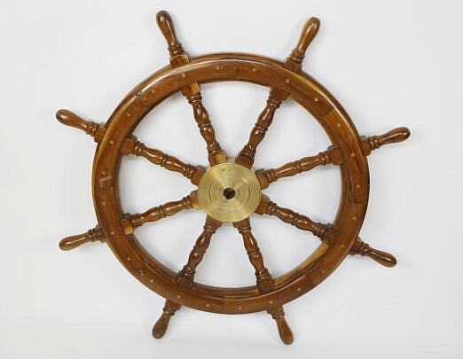 1743-54 Ship’s Wheel with Brass Hub A_MG_7498