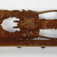 Carved Wood Lobster Hat or Coat Rack