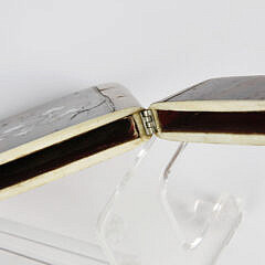 19th Century Mother of Pearl Inlaid Tortoiseshell Card Case