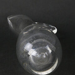 Signed Steuben Clear Crystal Fluted Bud Vase