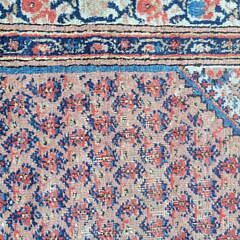 Vintage Hand Knotted Mahal Carpet