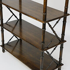 Decorative Six Tier Faux Bamboo Bookshelf