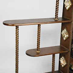 Vintage Shell Encrusted Four Tier Shelf