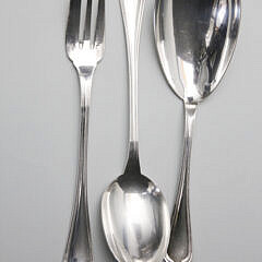 Christofle France Spatours Silver Plated Flatware Service for Eight