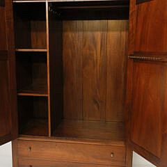 Signed Stephen Swift Cherry Double Door Wardrobe / Armoire