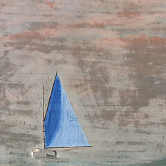 Robert Stark Jr. Oil on Panel “Blue Sail”