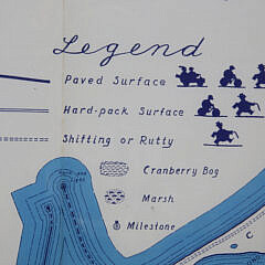 Robert Newton Mayall “The Highways, Byways and Notways” Map of Nantucket Island