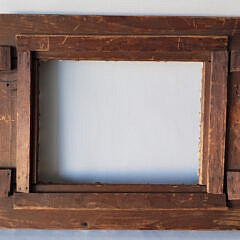 19th Century Shell Encrusted Picture Frame