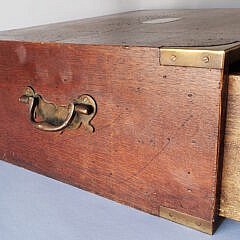 Antique Anglo Indian Table Top Campaign Document Box