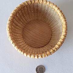 Petite Vintage Round Open Nantucket Basket