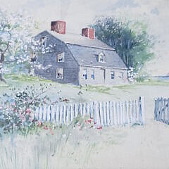 Louis Kinney Harlow Nantucket Watercolor