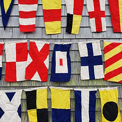 Set of Forty Decorative Nautical Signal Flags