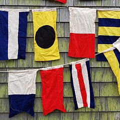 Set of Forty Decorative Nautical Signal Flags