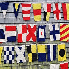 Set of Forty Decorative Nautical Signal Flags