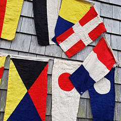 Set of Forty Decorative Nautical Signal Flags